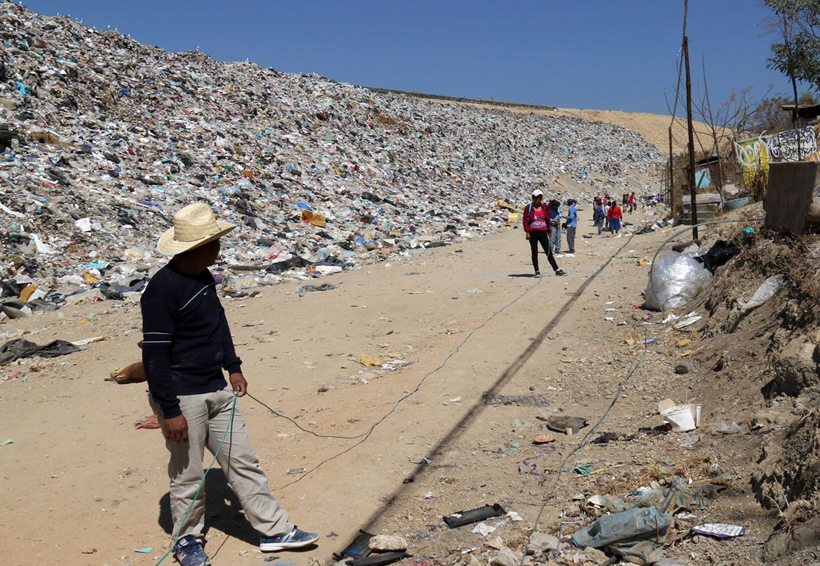 Vivir entre basura en Oaxaca