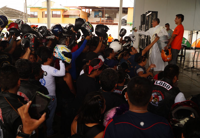 En Tuxtepec se reúnen motociclistas