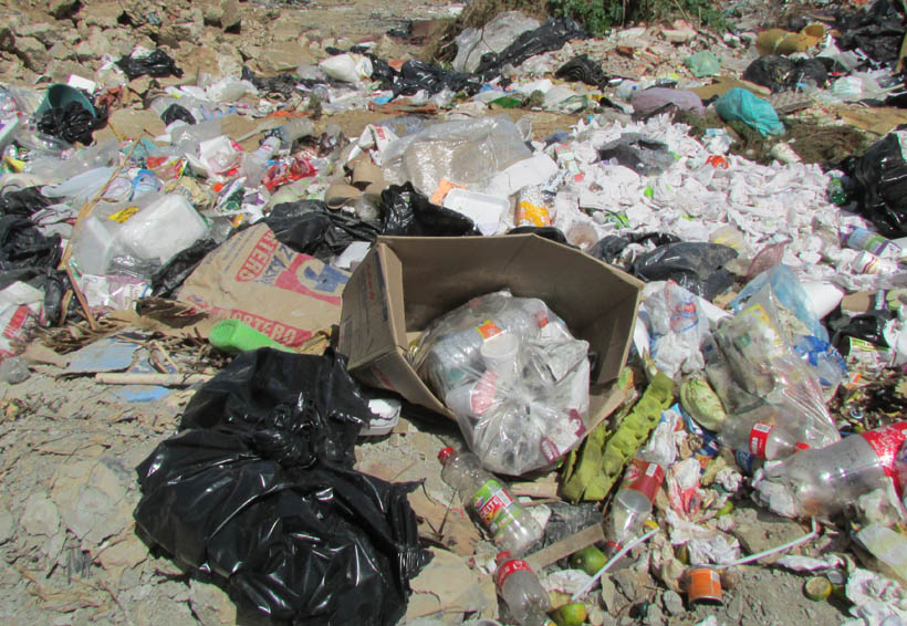 Oaxaca en riesgo de contaminación por tiradero de basura clandestino