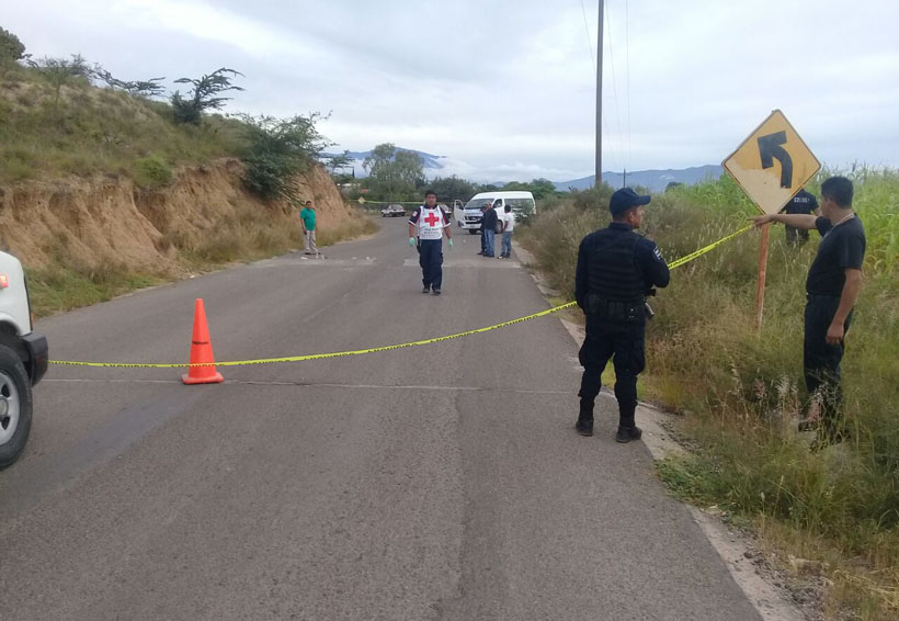 Asesinan a balazos a chofer de Urvan en Oaxaca