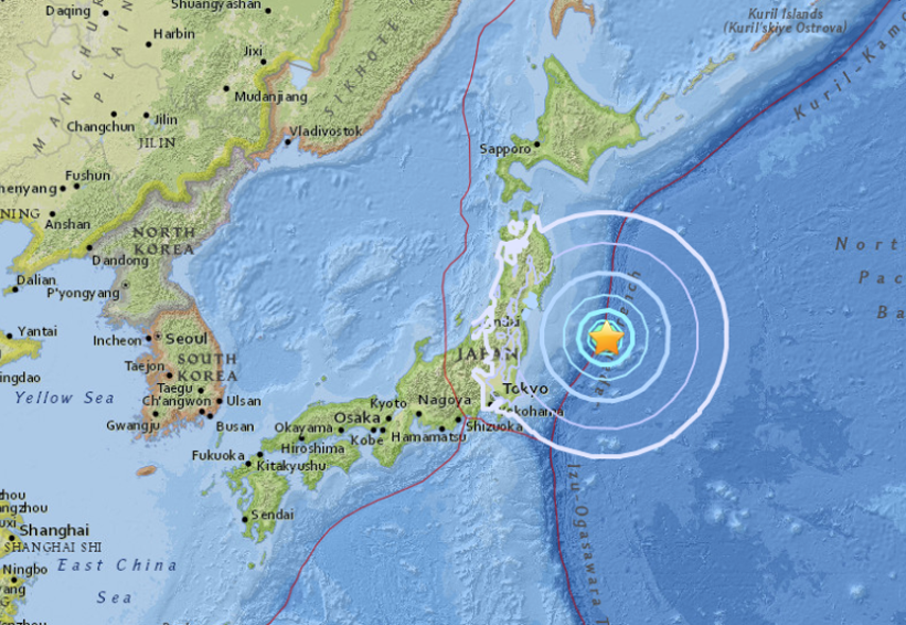 Sismo de magnitud 6,0 sacude la costa este de Japón | El Imparcial de Oaxaca Sismo de magnitud 6,0 sacude la costa este de Japón | El Imparcial de Oaxaca