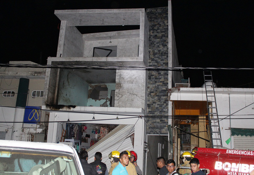 Explota tanque estacionario en Huajuapan de León, Oaxaca