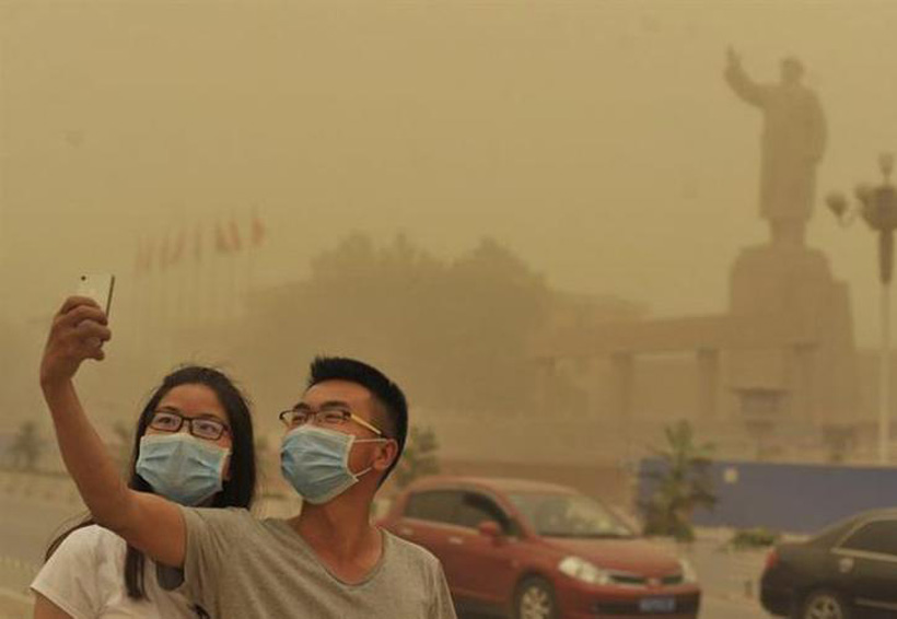 Caos en China por tormenta de arena. Noticias en tiempo real