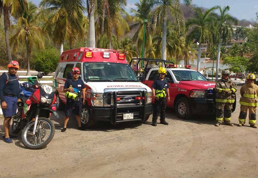 Refuerzan bomberos estatales  acciones de rescate en Huatulco, Oaxaca. Noticias en tiempo real