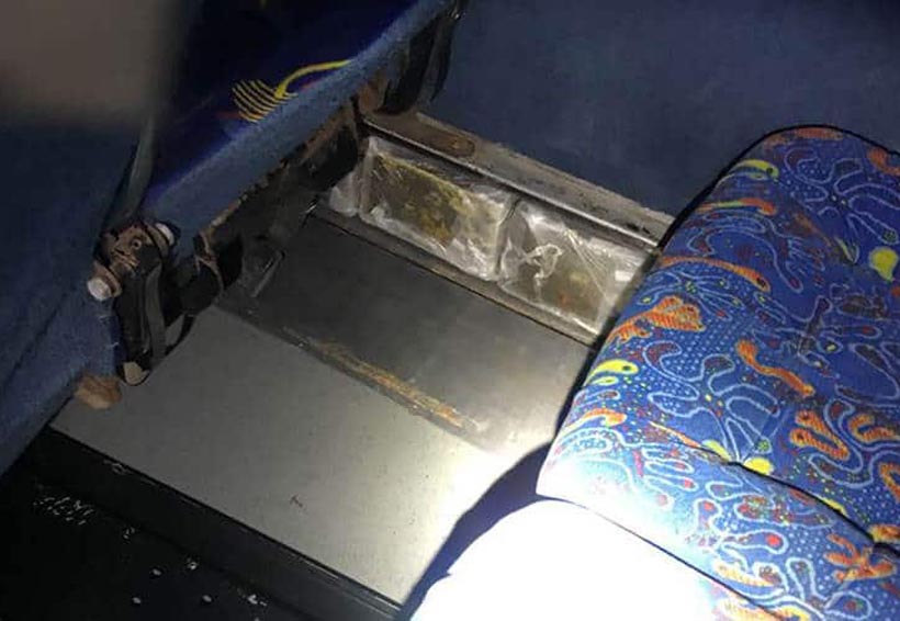 Decomisa PGR 60 kilos de cocaína oculta en autobús. Noticias en tiempo real