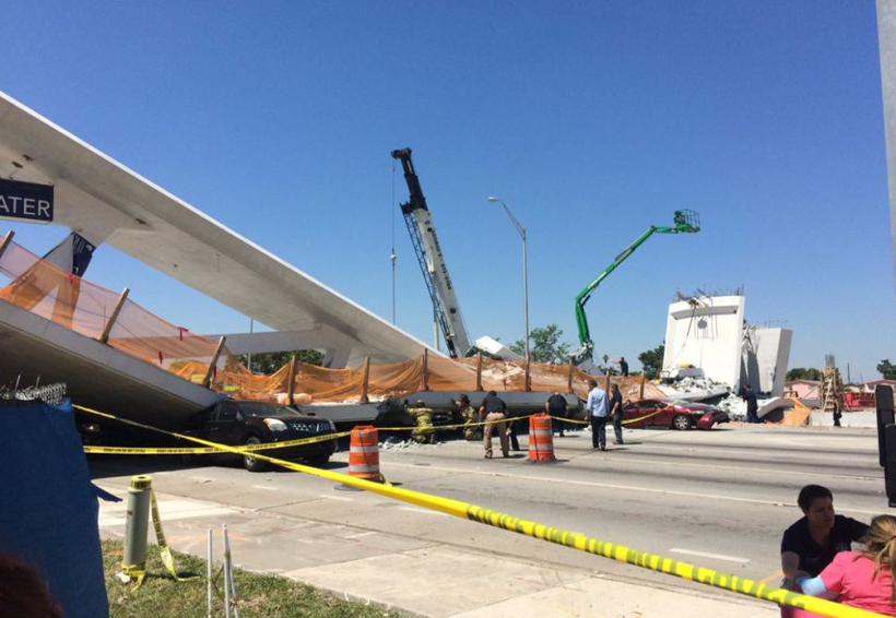 Ingeniero reportó grieta en puente de Florida antes de su colapso. Noticias en tiempo real