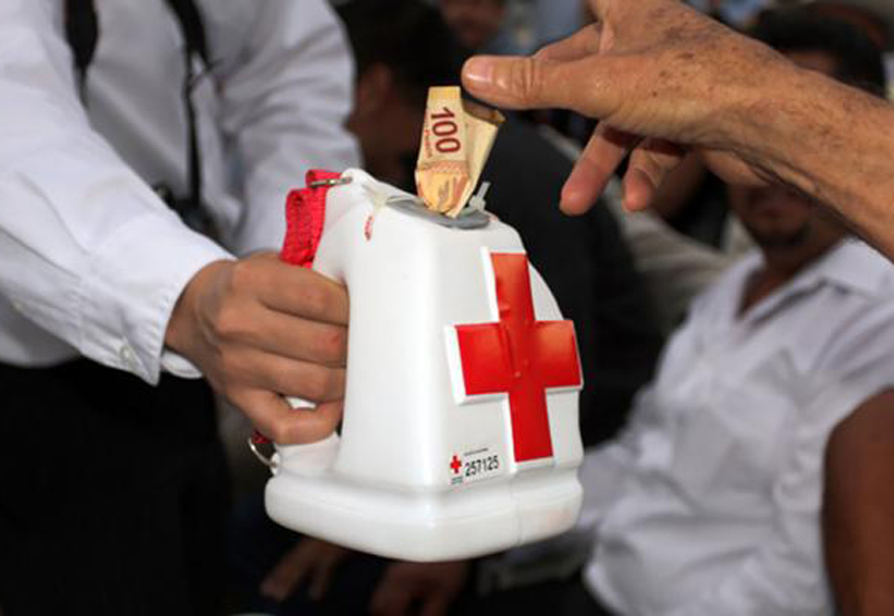 Llaman a sumarse a la colecta de la Cruz Roja en Oaxaca. Noticias en tiempo real