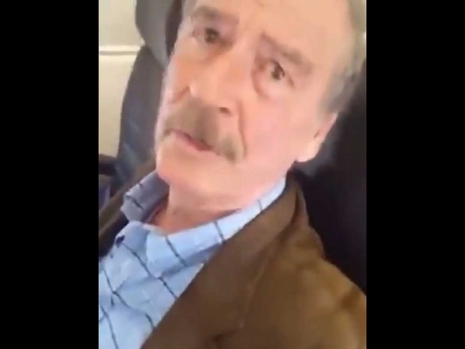 Mujer encara a Fox en un avión: “señor sin pensiones”. Noticias en tiempo real
