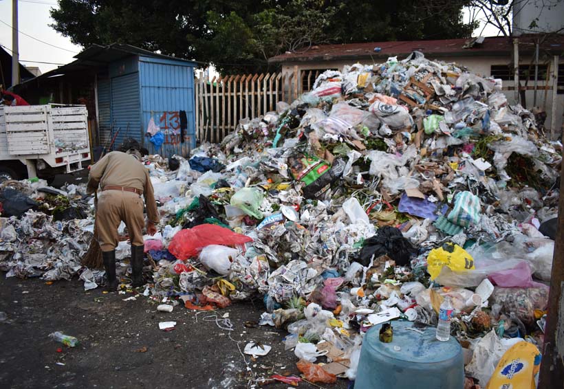 37 hombres en Oaxaca contra 100 toneladas de basura. Noticias en tiempo real
