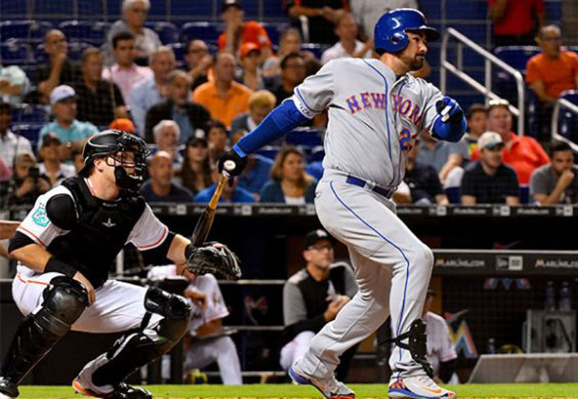 Adrián González lleva los Mets al triunfo ante Marlins. Noticias en tiempo real