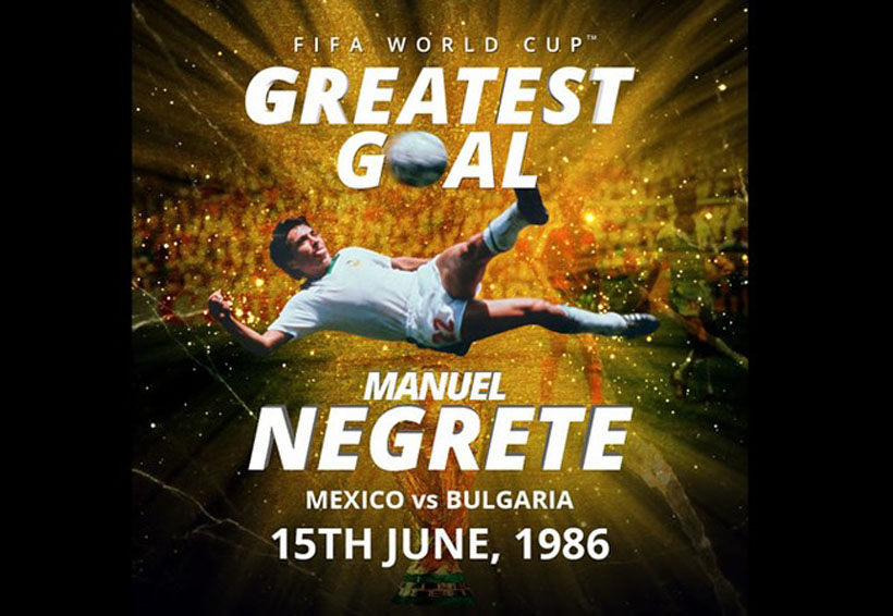 Gol del Negrete es elegido como el mejor gol de los mundiales. Noticias en tiempo real
