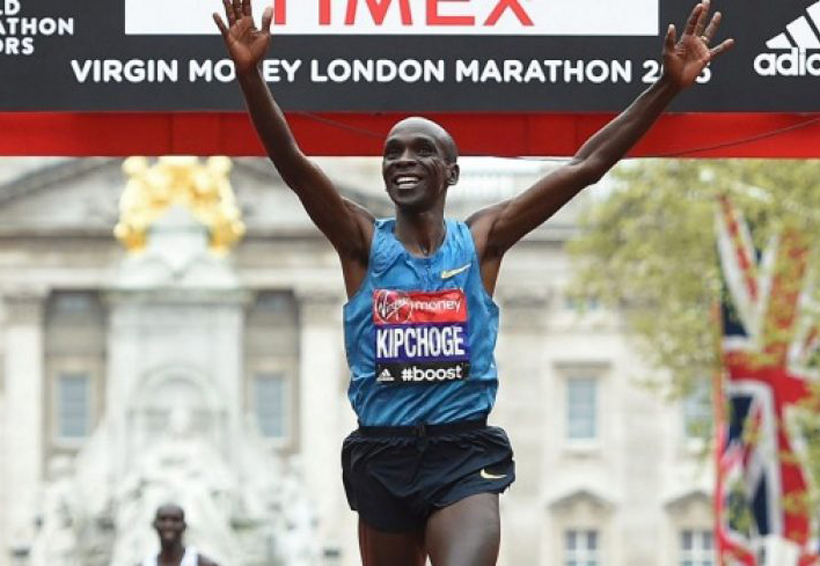 Eliud Kipchoge se corona en el maratón de Londres. Noticias en tiempo real