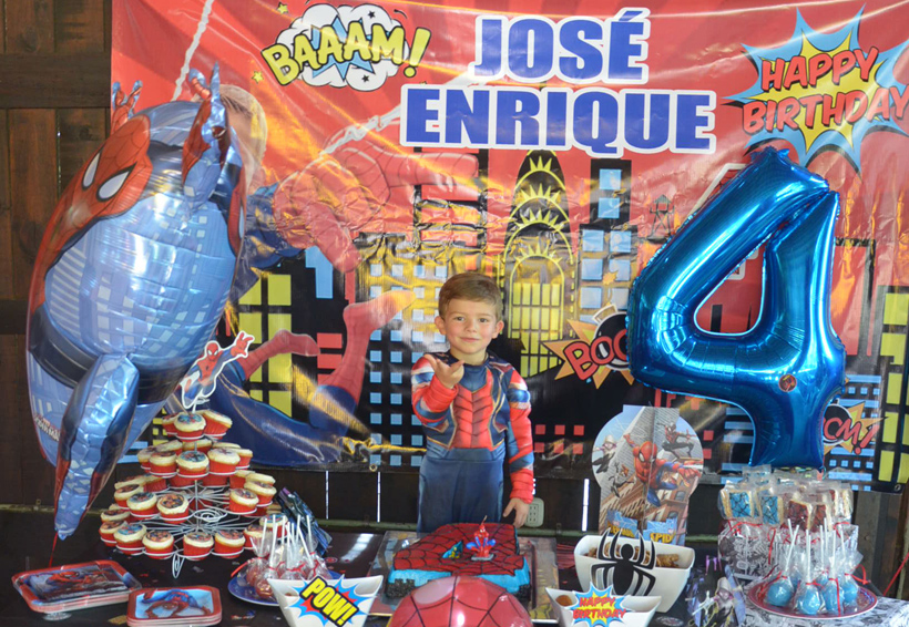 José Enrique celebró sus primeros 4 años de vida. Noticias en tiempo real