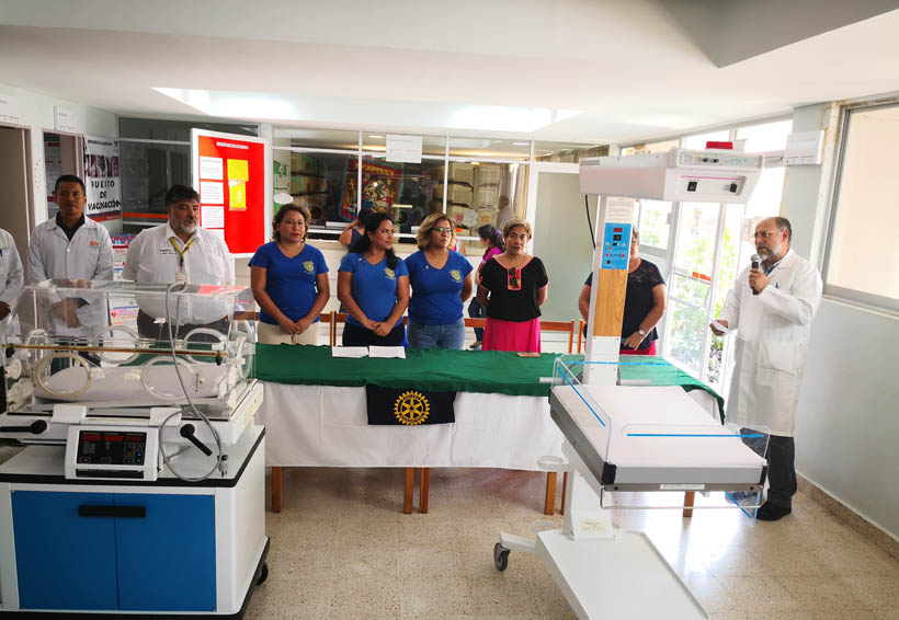 Club Rosario dona incubadoras al hospital de Pochutla, Oaxaca. Noticias en tiempo real