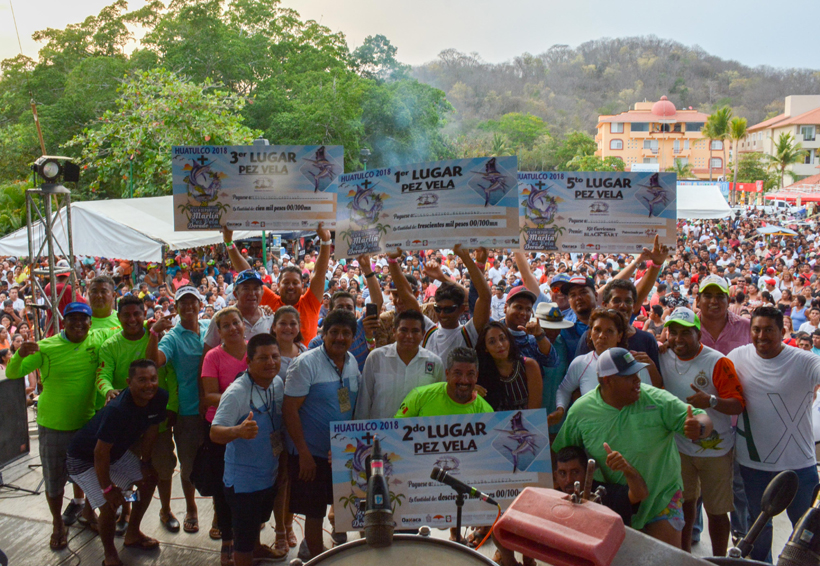 Rompen récord en Torneo de Pesca en la Costa de Oaxaca. Noticias en tiempo real
