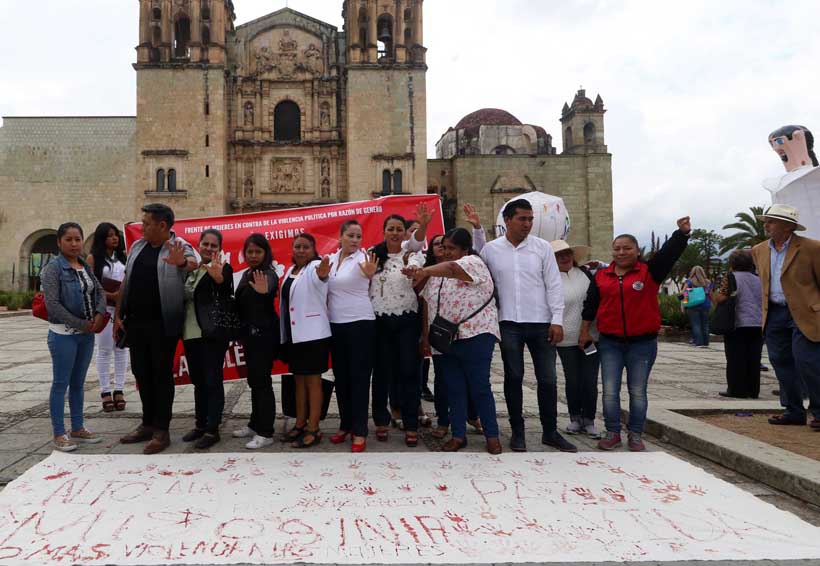 Exigen mujeres en Oaxaca, poner un alto a la violencia política. Noticias en tiempo real