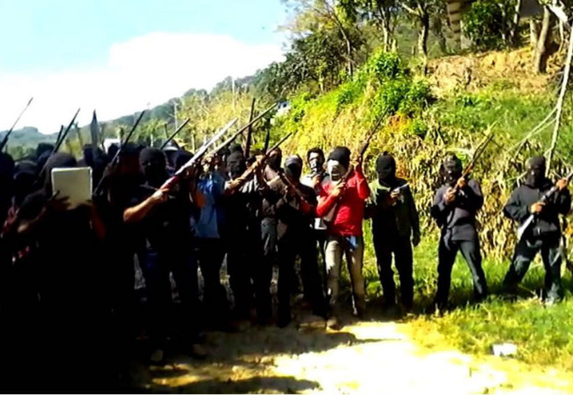 Video: Encapuchados advierten que usarán las armas para recuperar sus tierras en Chiapas. Noticias en tiempo real