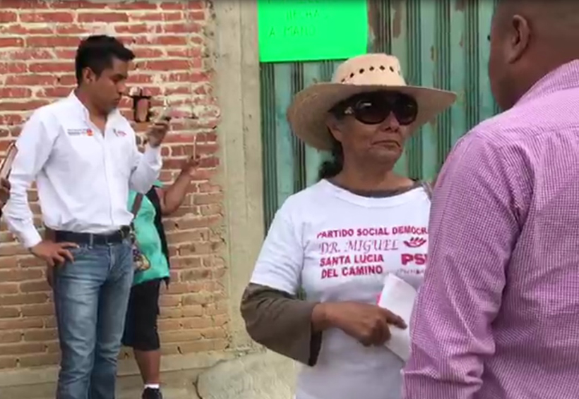 Integrantes del PSD agreden a brigada de morena en Santa Lucía del Camino. Noticias en tiempo real