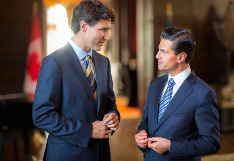 Dialoga EPN con Justin Trudeau sobre medidas contra imposición de aranceles de EU. Noticias en tiempo real