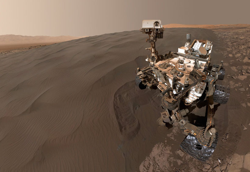 Curiosity capta una tormenta de arena en Marte. Noticias en tiempo real