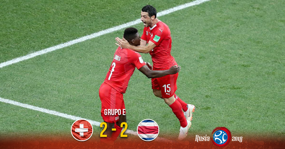 Suiza empata con Costa Rica; pasa como segundo de grupo. Noticias en tiempo real