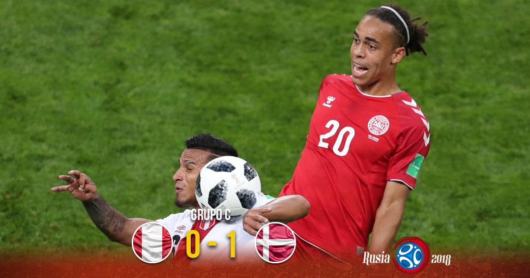 Perú da la pelea pero cae por la mínima ante Dinamarca. Noticias en tiempo real