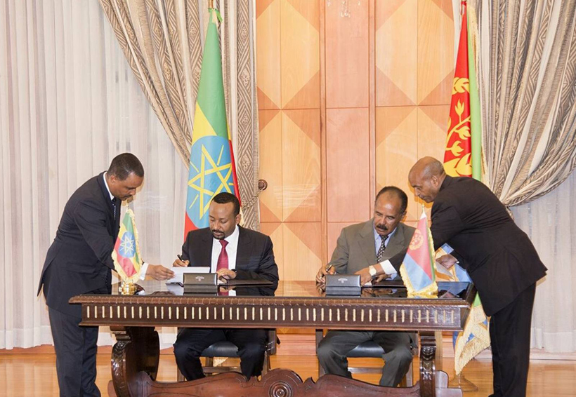 Eritrea y Etiopía firman acuerdo de paz. Noticias en tiempo real