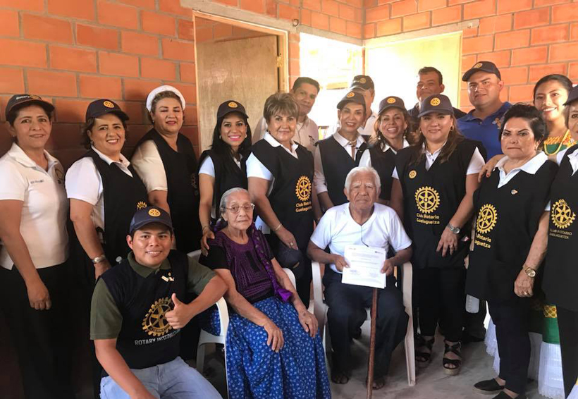Club Rotario Guelaguetza entrega viviendas. Noticias en tiempo real