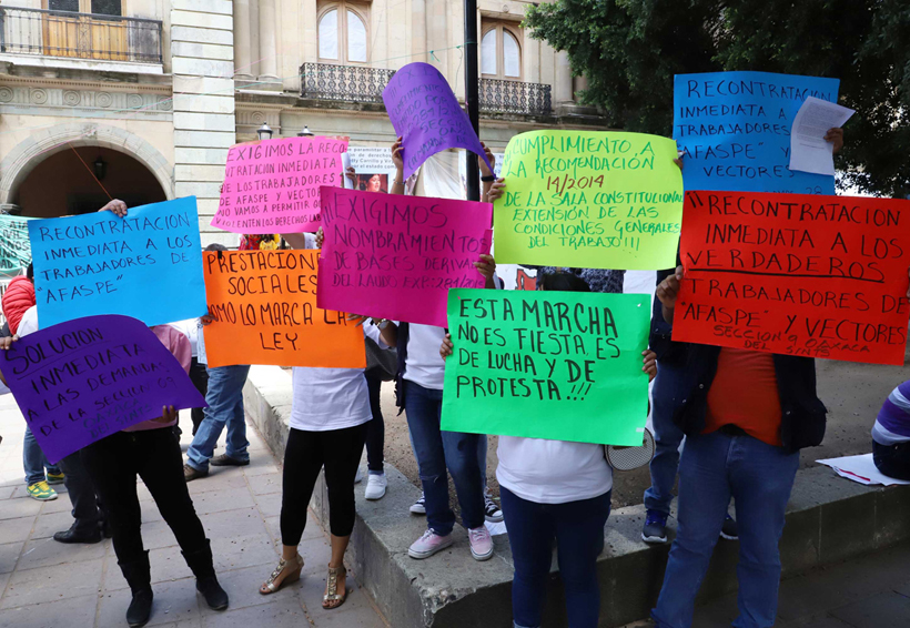 Cumple 8 días protesta  en los Servicios de Salud de Oaxaca. Noticias en tiempo real