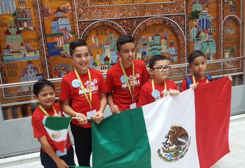 Niños mexicanos ganan campeonato mundial de cálculo en Rusia. Noticias en tiempo real