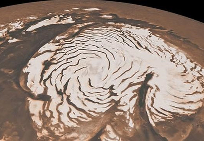 ¿Una avalancha de hielo en Marte?. Noticias en tiempo real