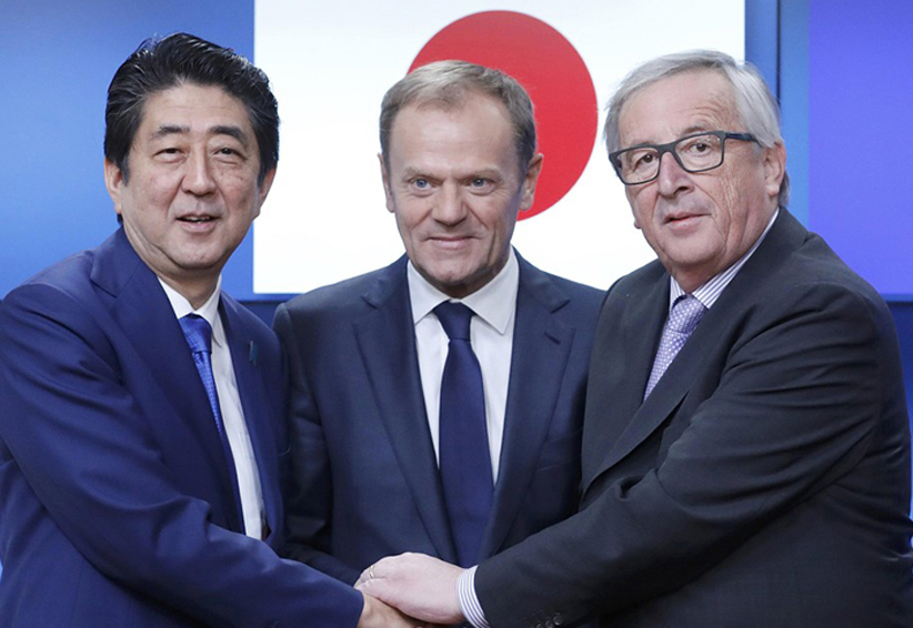 Unión Europeo y Japón firman tratado de libre comercio. Noticias en tiempo real