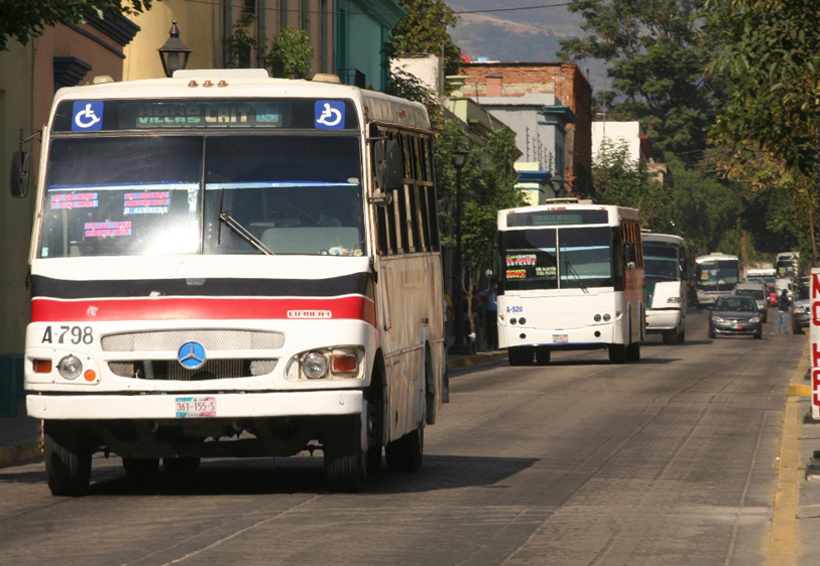 Va el aumento al transporte urbano en Oaxaca. Noticias en tiempo real