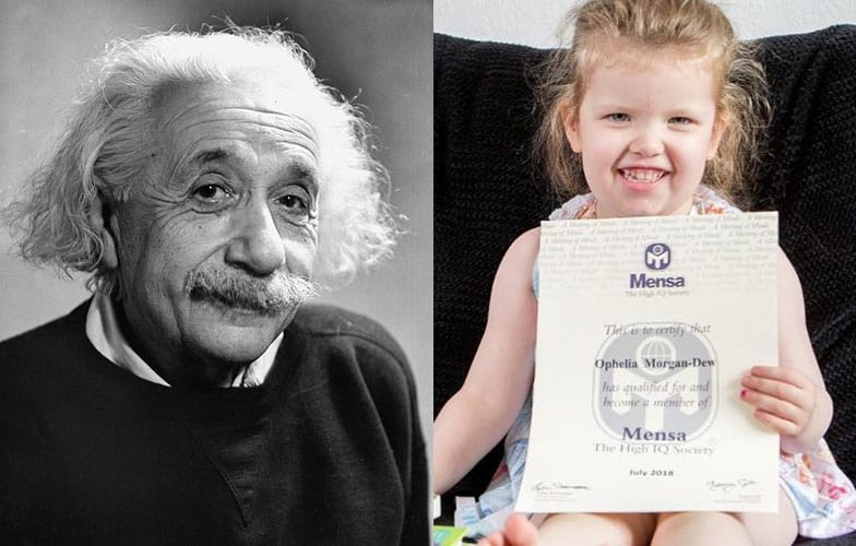 Esta niña británica de 3 años superó a Einstein y Hawking en coeficiente intelectual. Noticias en tiempo real