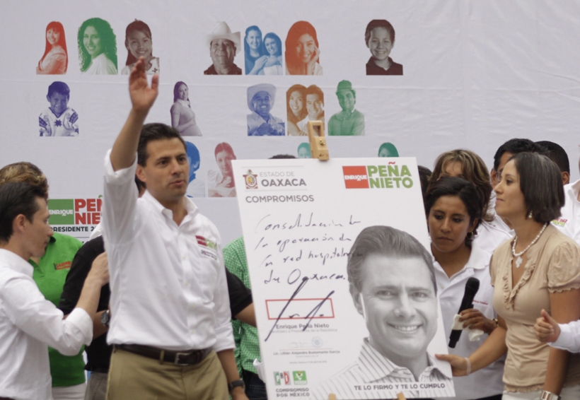 Peña Nieto solo cumplió 150 de 266 compromisos con Oaxaca. Noticias en tiempo real