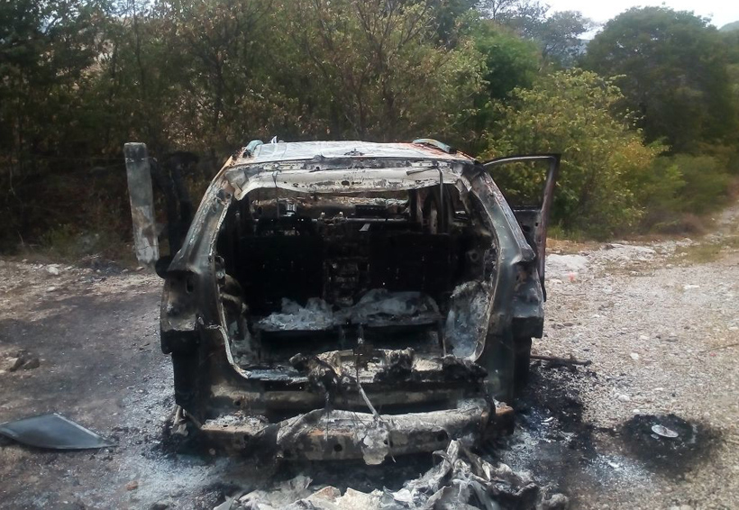 Encuentran vehículo  incendiado en Laollaga. Noticias en tiempo real