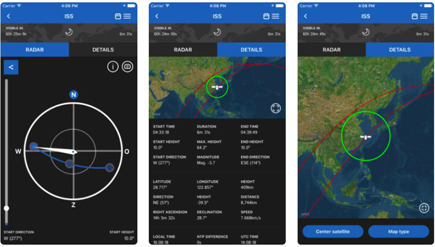 Usa esta app para ubicar a la Estación Espacial mientras está sobre México. Noticias en tiempo real