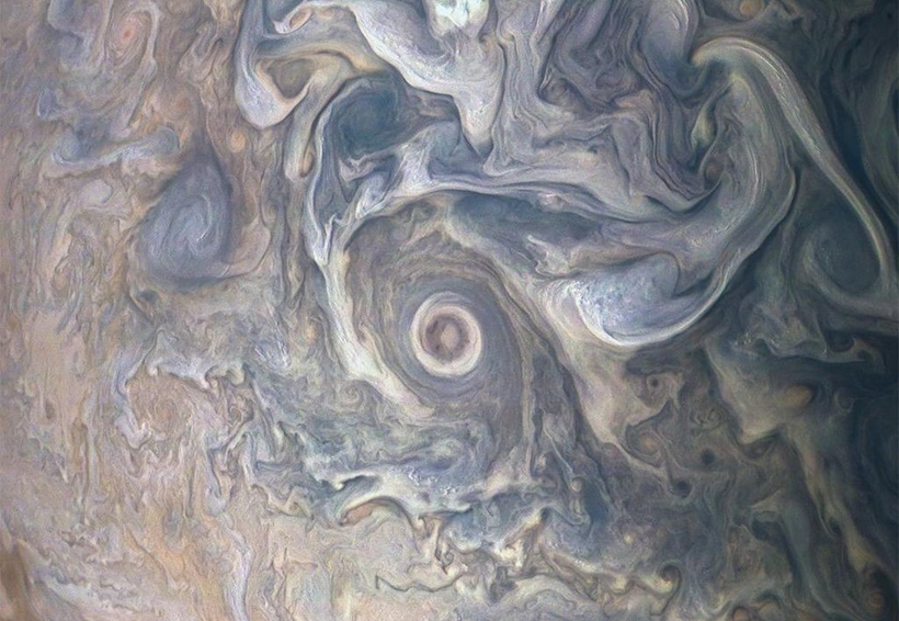 La NASA muestra un espectacular paisaje nublado de Júpiter. Noticias en tiempo real