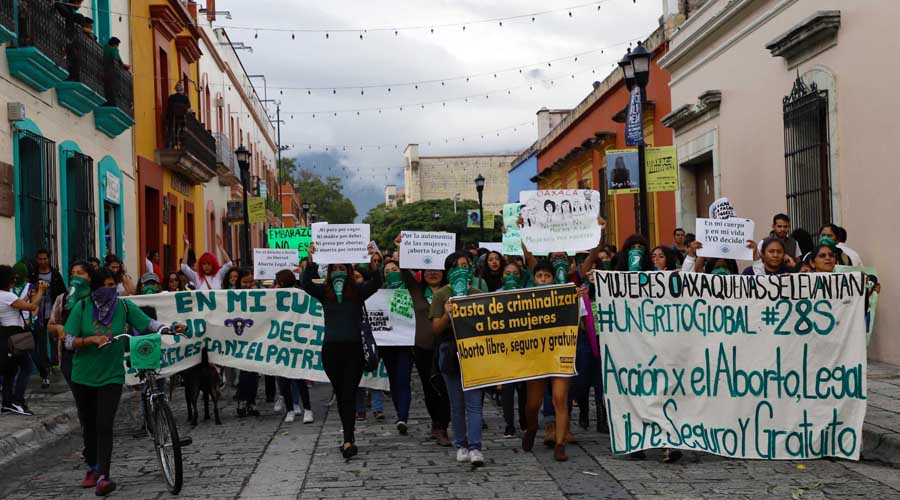 Mujeres piden despenalización del aborto en Oaxaca. Noticias en tiempo real