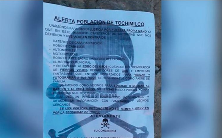Regalan dos litros de gasolina para invitar a linchar a los delincuentes en Puebla. Noticias en tiempo real