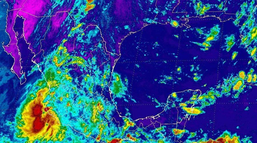 Se forma ciclón en el Pacífico, frente a la Costa de Oaxaca. Noticias en tiempo real