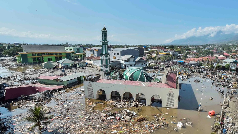 Video: Un dron muestra la devastación que dejó sismo y tsunami en Indonesia. Noticias en tiempo real