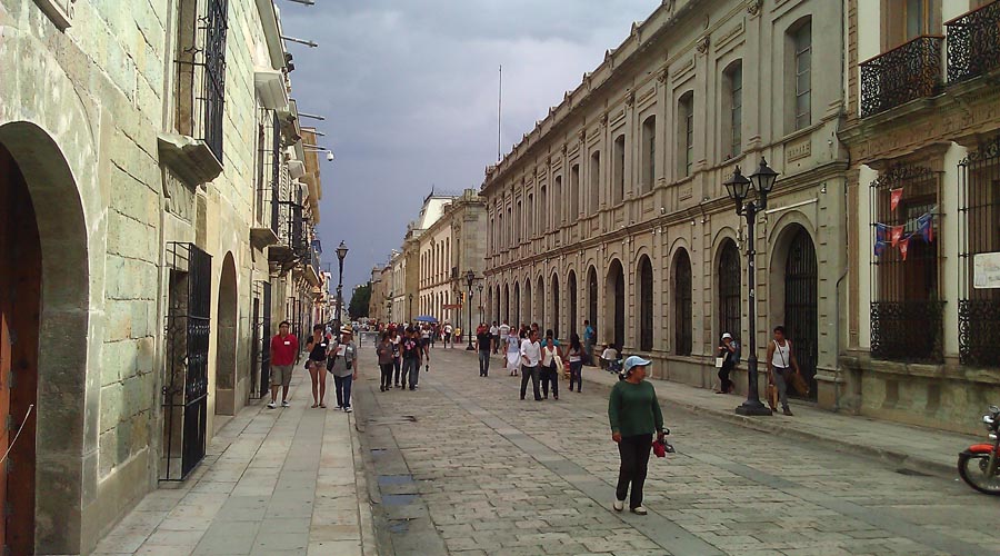 La peatonalización en el centro de Oaxaca. Noticias en tiempo real