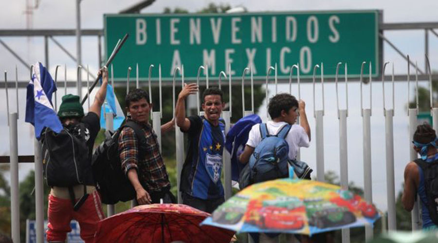 Segunda caravana migrante llega a la frontera sur de México. Noticias en tiempo real