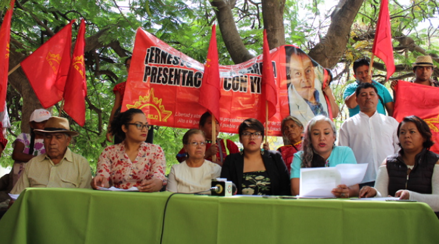 En Oaxaca, claman justicia familiares  del activista Enrique Sernas. Noticias en tiempo real