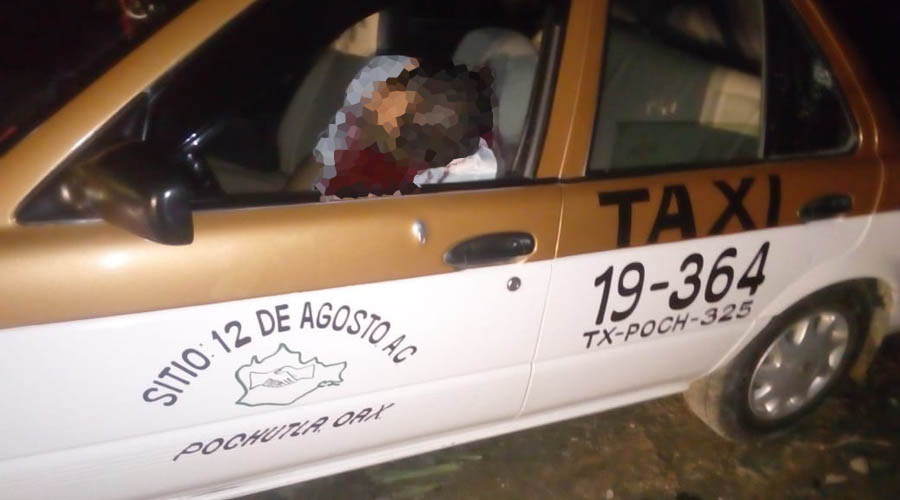 Asesinan a taxista en Pochutla. Noticias en tiempo real