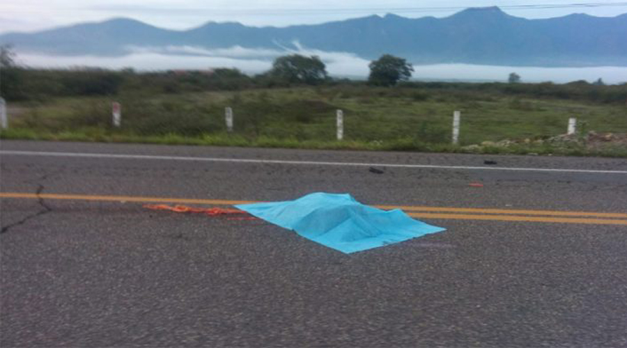 Muere atropellado al intentar cruzar la carretera Oaxaca-Tlacolula. Noticias en tiempo real