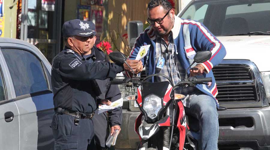 Reinician operativos contra  motociclistas irregulares. Noticias en tiempo real
