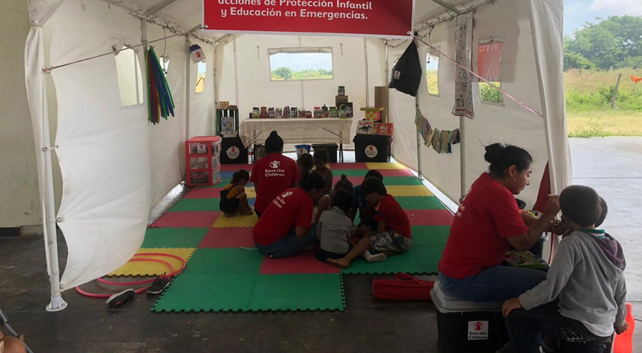 Save the Children apoya a migrantes en su paso por Oaxaca. Noticias en tiempo real