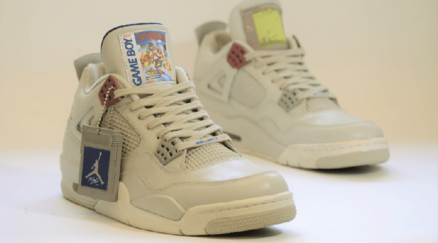 Los tenis Air Jordan inspirados en el Game Boy. Noticias en tiempo real